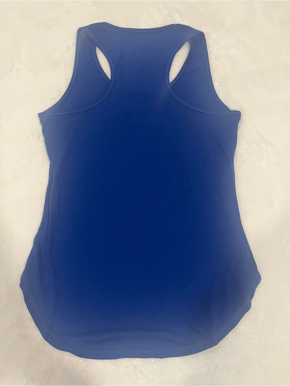 Vibrant Blue Racerback Tank Top - Size Small - Picture 2 of 6